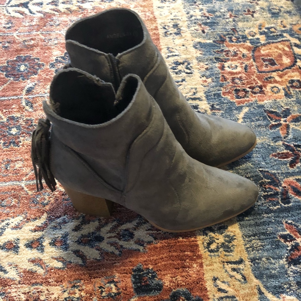 Vici Dolls Suede Ankle Boots